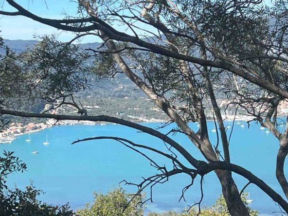 Stunning sea view from the Geni Flicho View Land Lefkada, showcasing the plot's prime location and scenic beauty.