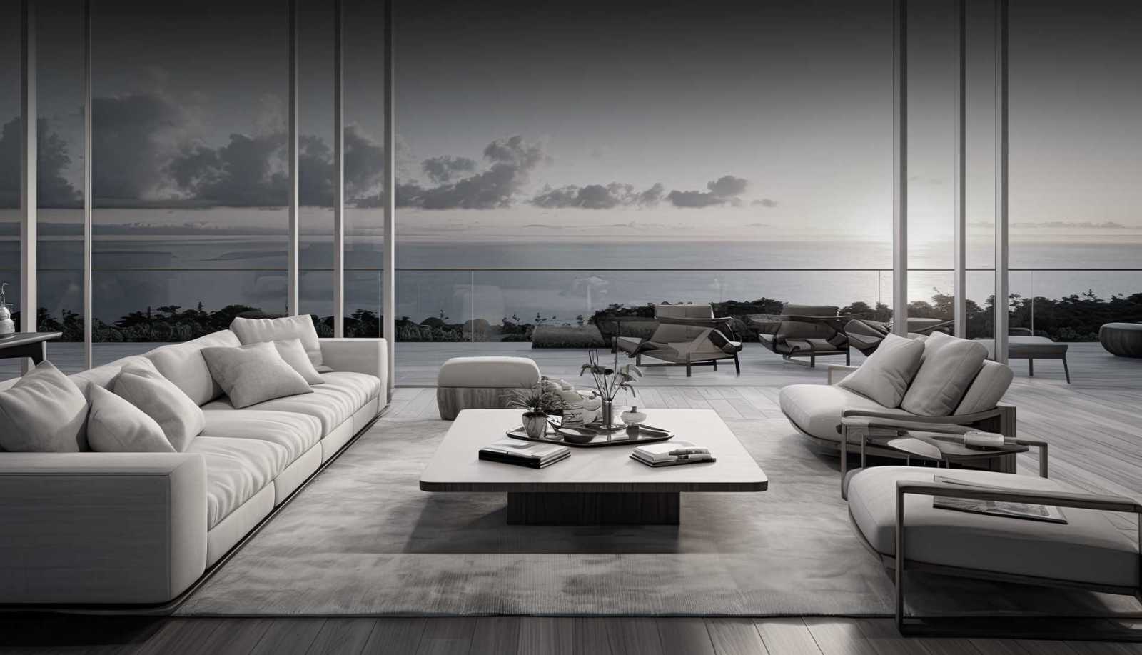 A new build villa with a spectacular sea view, exemplifying the quality of Land for Sale in Tsoukalades.