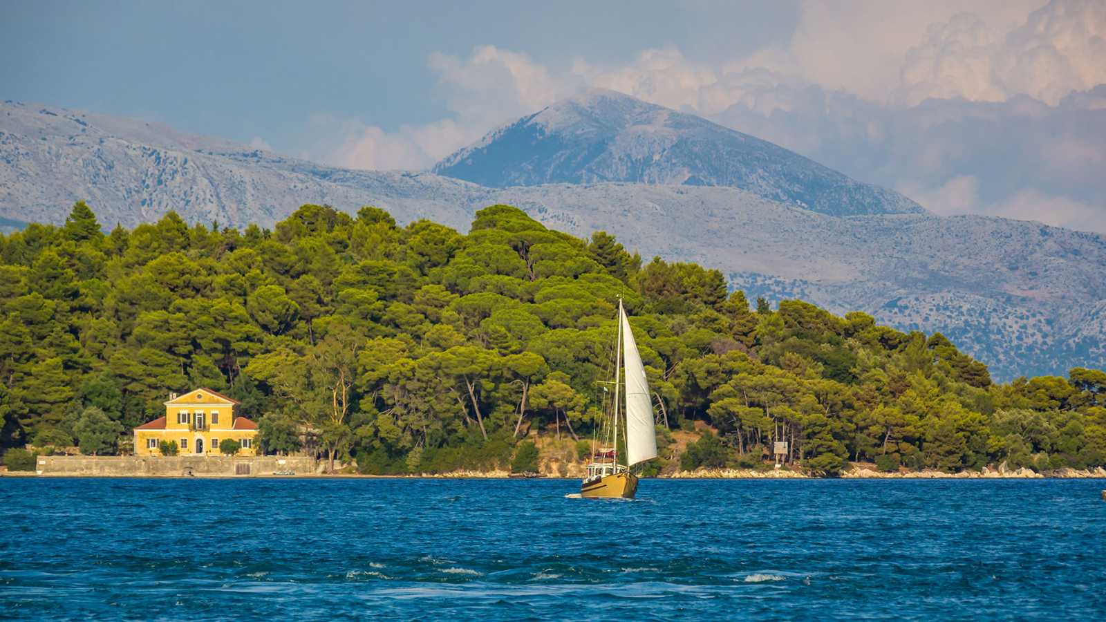 Captivating view of Lefkada's deep blue sea, featured in our Real Estate for Sale Lefkada offerings.