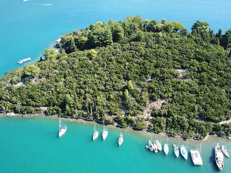 Drone view of prime Real Estate Lefkada Plots available for investment