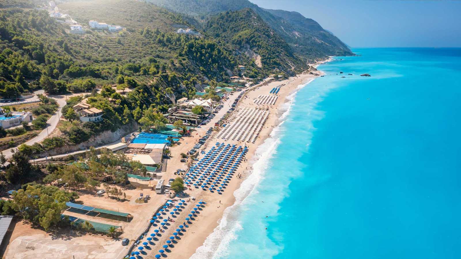 Kathisma Beach lefkada land for sale in a quiet and one of the best places in lefkada